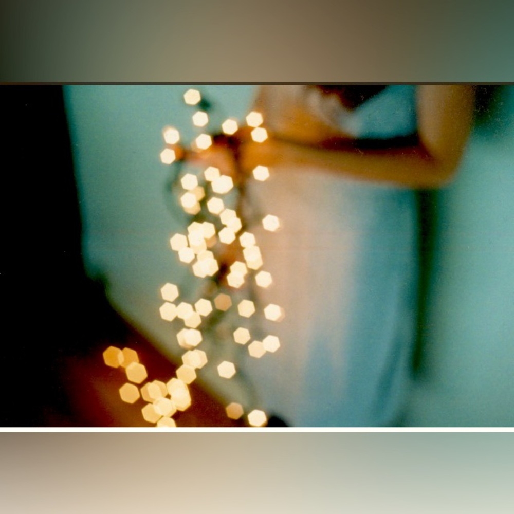 New! Holiday lights photo print
